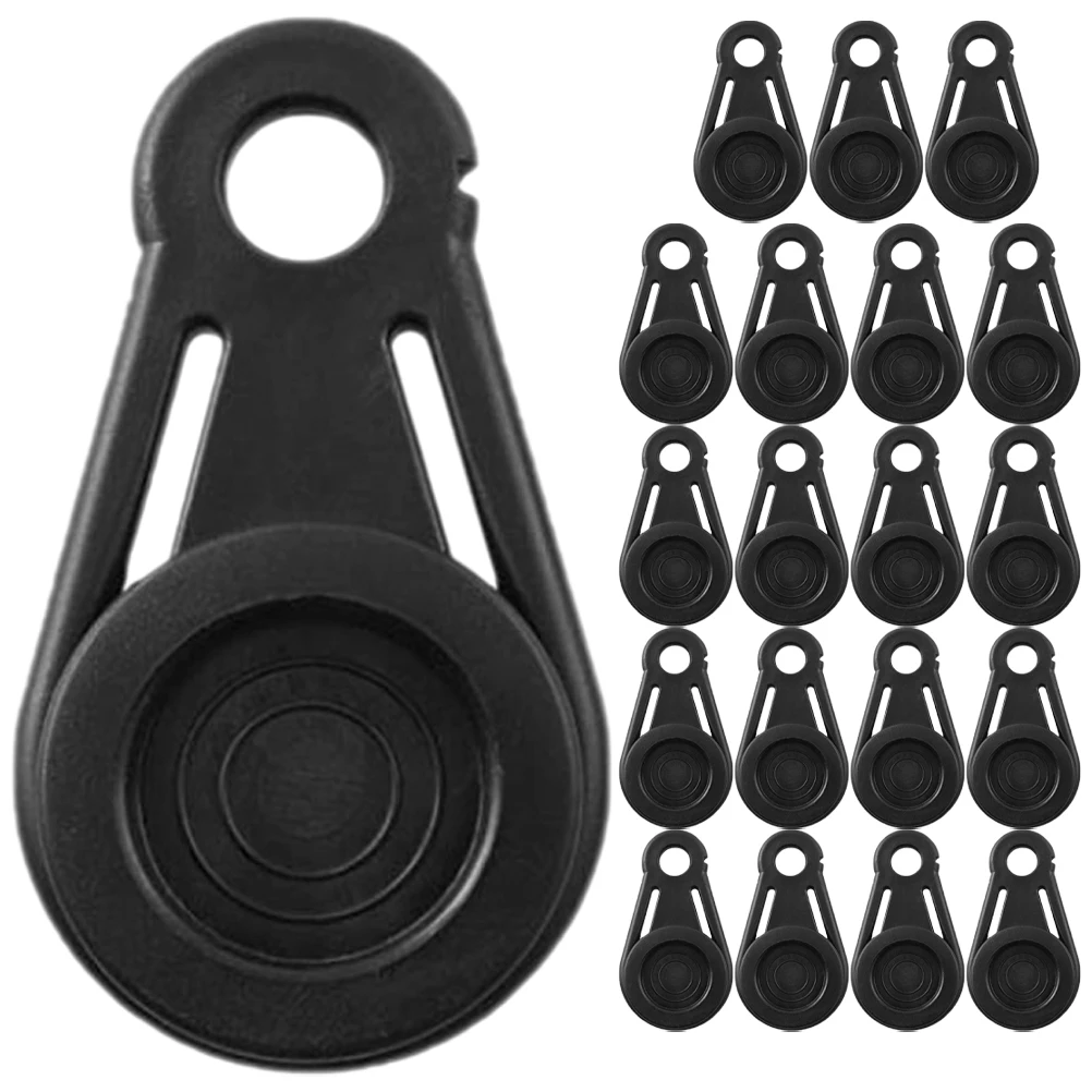 

20 Pcs Tent Clips Heavy Duty Tarp Awning Camping Gadgets Portable Outdoor Tools Plastic Clamps Wind Resistant Shades