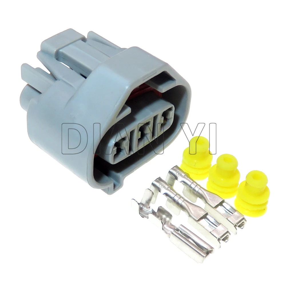 1 Set 3 Way AC Assembly Car Waterproof Connector Auto Modification Plug Parts 6189-0028 Automobile Wiring Harness Socket