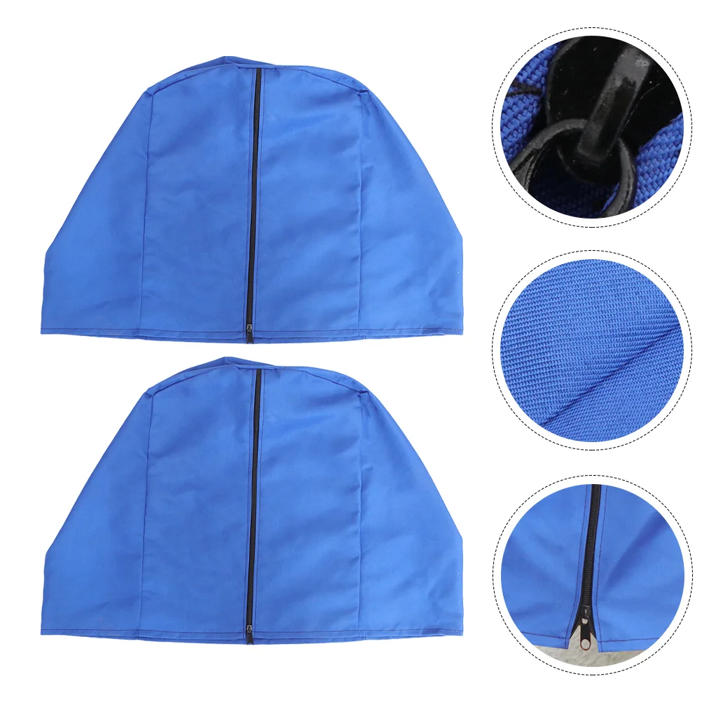 

2 Pcs Multipurpose Birdcage Anti-mosquito Cover Classic Round Dome Night 44X33X32CM Cloth Protector