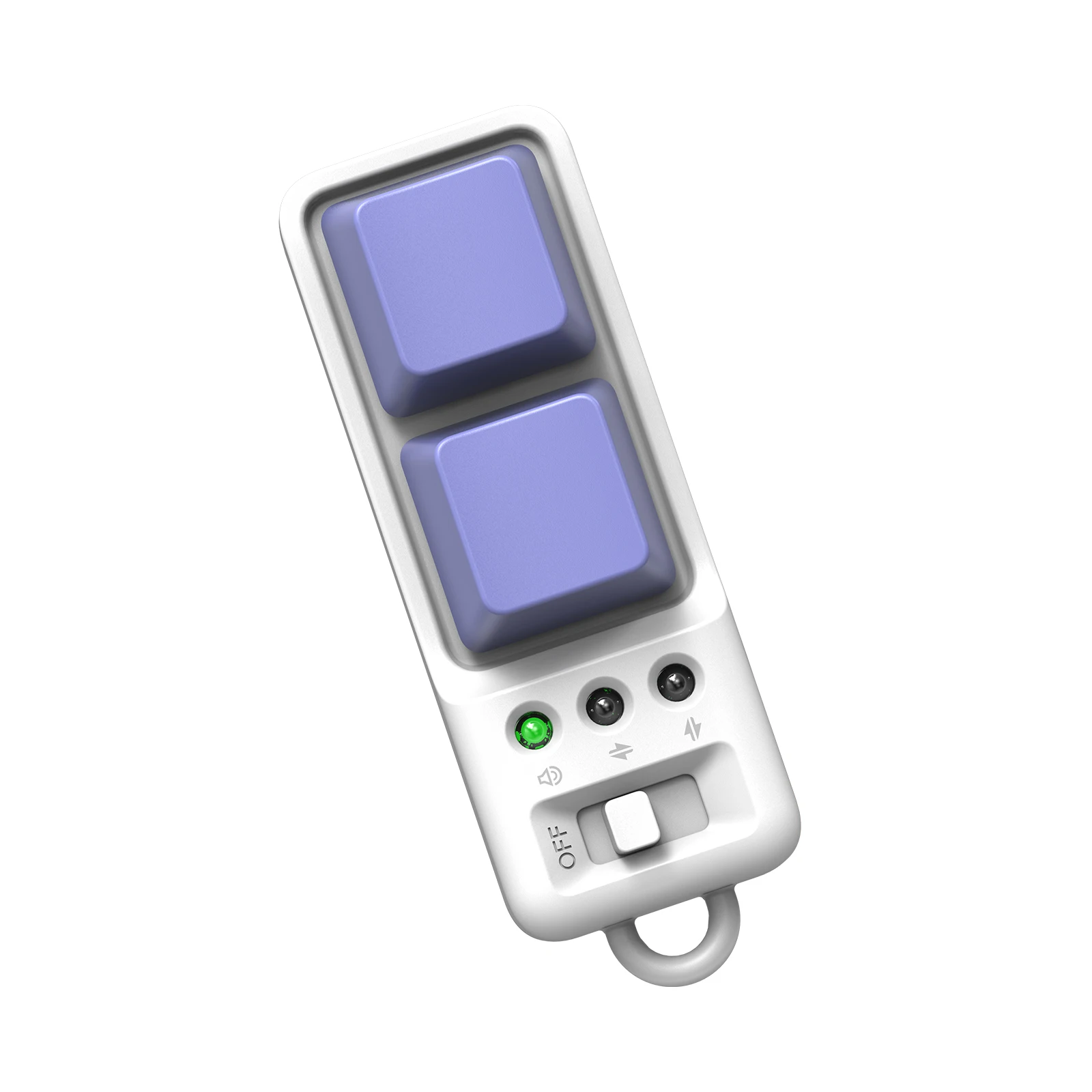 Remote Scrolling Ring Multifunctional Smart Fingertip Ring Remote Control Dual Button Portable for Reading Novels Devices