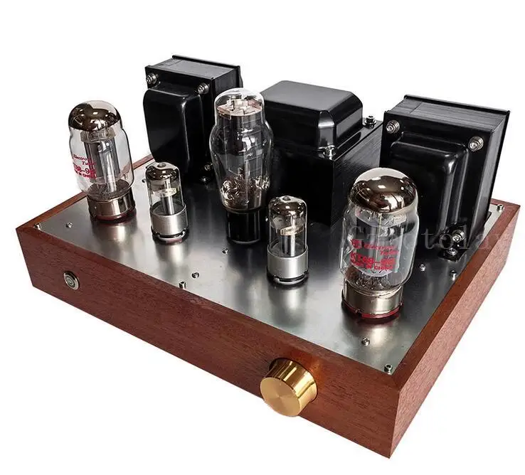 

Single-ended 6N8P/6SN7 push KT88/KT90/KT100 tube power amplifier 5U4G gallbladder rectifier output power 12W×2 witout tube