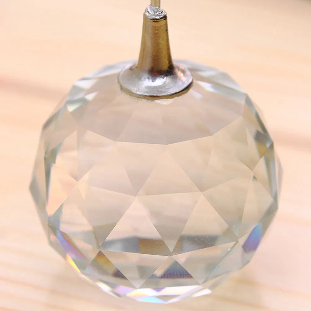 1Pcs Water Crystal Ball Seat Card Holder Decorative Memo Clip Table Stand Photo Clip Wedding Favor Photo Holder
