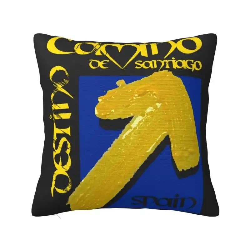 Изготовленный на заказ скандинавский Camino De Santiago Compostela, чехол для диванной подушки со стрелкой, бархатная наволочка
