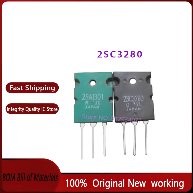 5pcs/lot  2SA1301 2SC3280 TO-3PL 100% Brand New Original