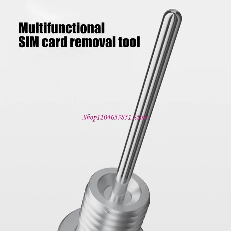Aluminum Card Ejector Tool With Builts In Box Opener For Smartphones And Tablets 
