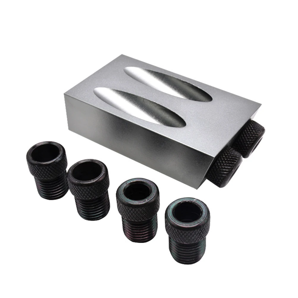 

34pcs Oblique Hole Drill Set Locator Bits Kit Woodworking Hand Tools Guide Puncher Cabinet Repair Drill Bit