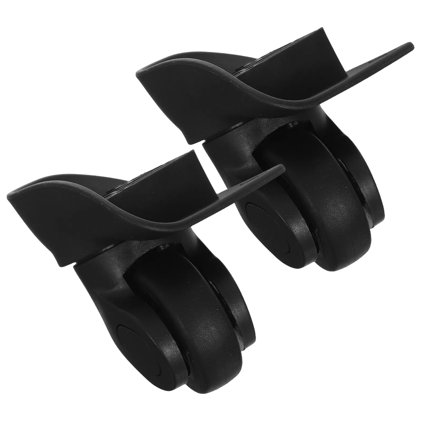 2Pcs Luggage Wheels Replacement Mute Suitcase Swivel Wheels 360 Rotation Universal Wheel for Trolley Case Repair