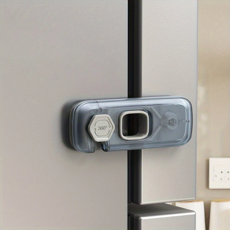 New Home Refrigerator Lock Multi-Function Drawer Locks for Kids Security Protection Baby Anti-Pinch Hand Cabinet Door Buckle