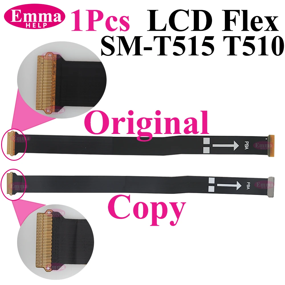 Original Copy T510 LCD Display Flex Cable Connector for Samsung Galaxy Tab A 10.1 T510 T515 Mainboard to Screen Connection Flex