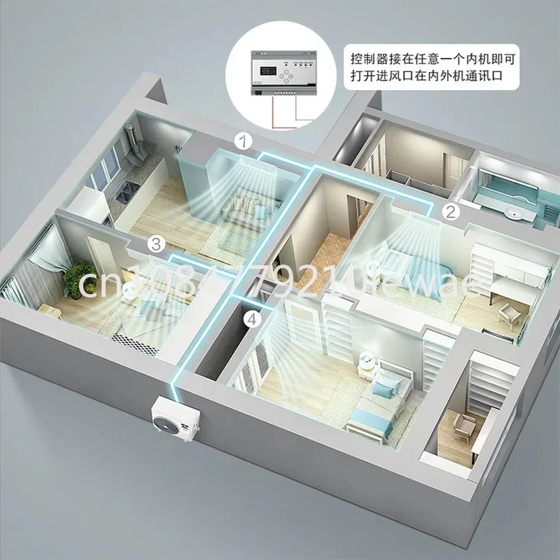 VRF Central Air Conditioning Controller Gateway Intelligent Panel Temperature Control Connected to Mi Home