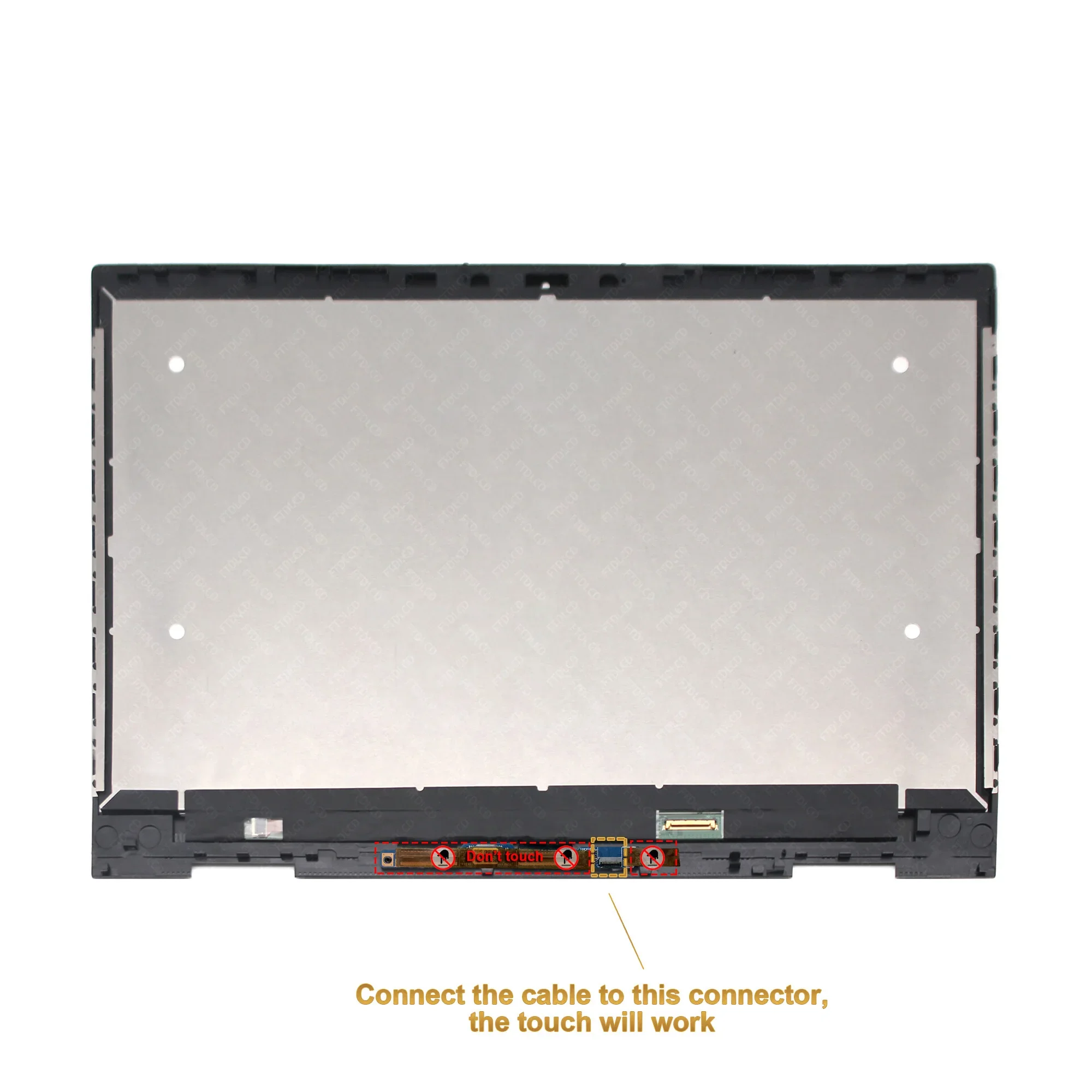 for HP Envy x360 15-CP Series B156HAN02.2 L10211-AA0 FHD LCD Screen Display Touch Glass Digitizer Assembly with Bezel 1920x1080