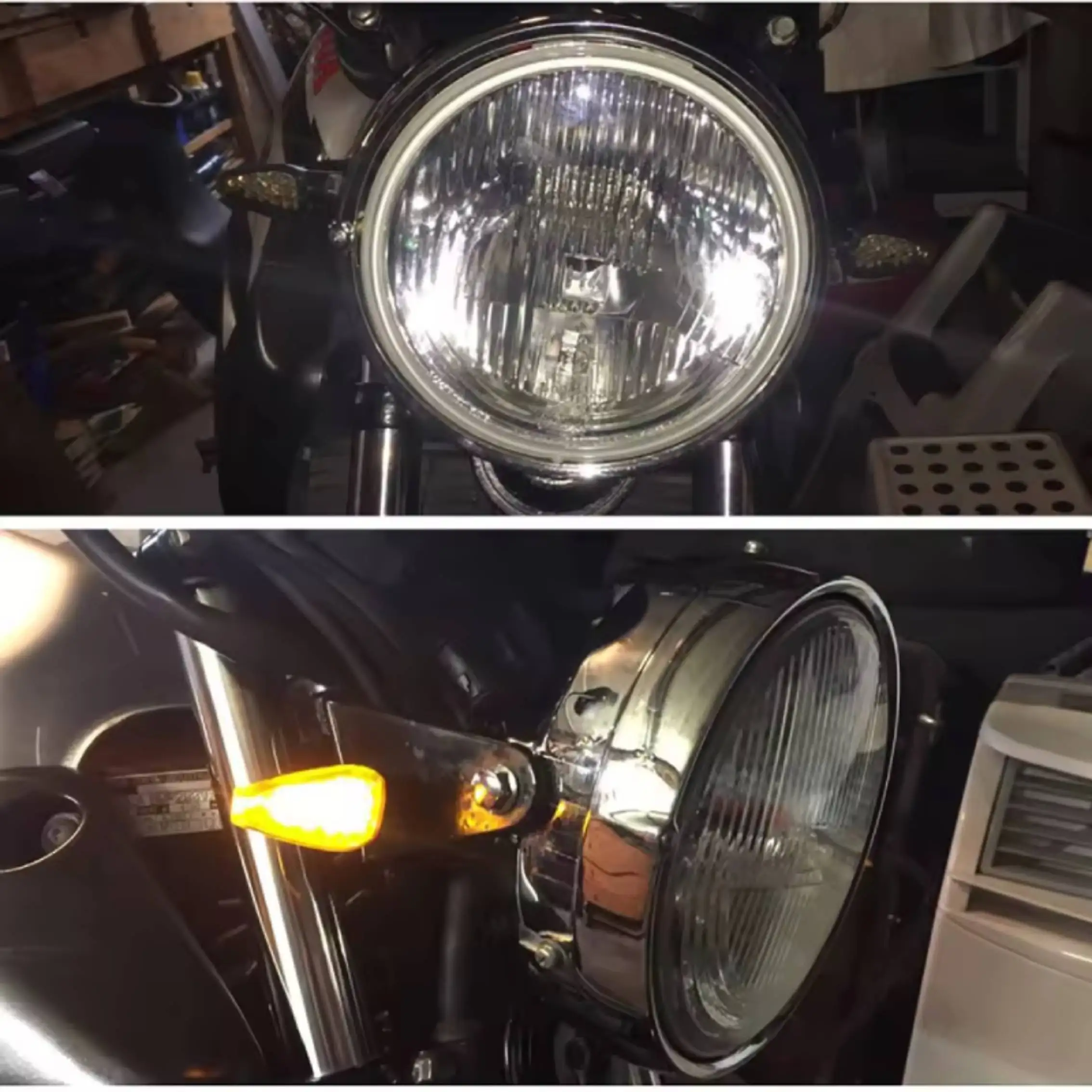 4pcs Universal Motorcycle 15 LED Amber Indicator Blinker Fishscale Style Flashers Moto Access LED Turn Signal Light Super Bright image 6
