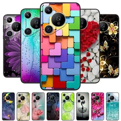 For Huawei Pura 70 Case Silicon TPU Black Bumper Cover Phone Cases for Pura70 Pro Pura 70 Pro+ Plus Ultra Protector Shockproof