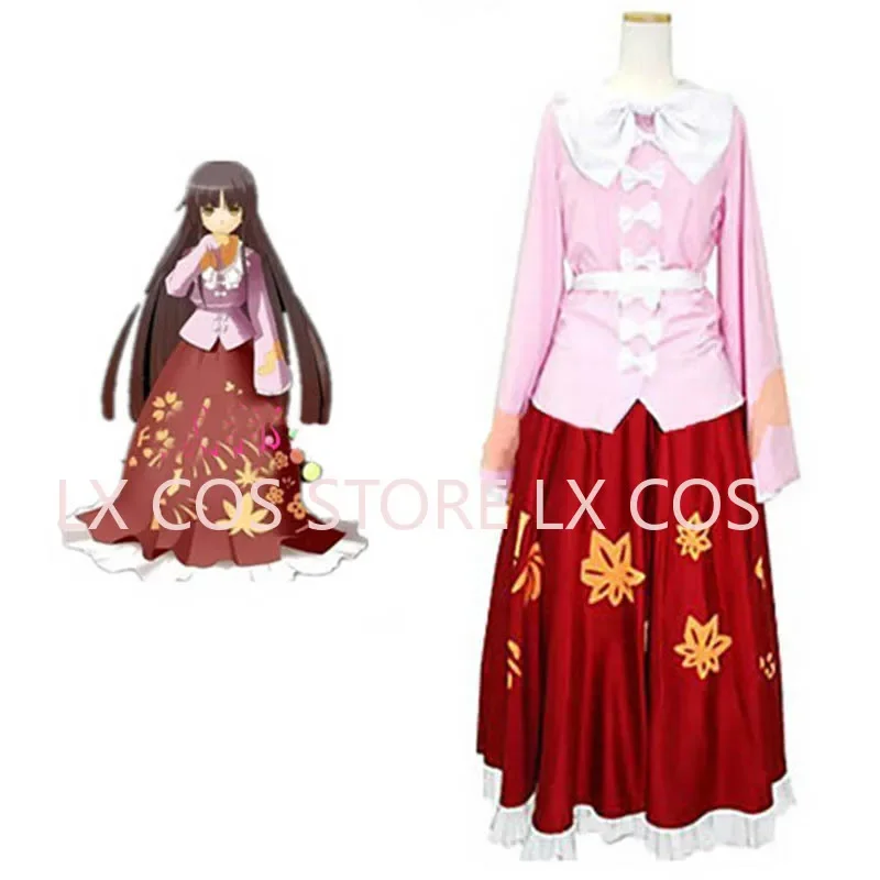 Anime Touhou Project Houraisan Kaguya Cosplay Costume Custom Made