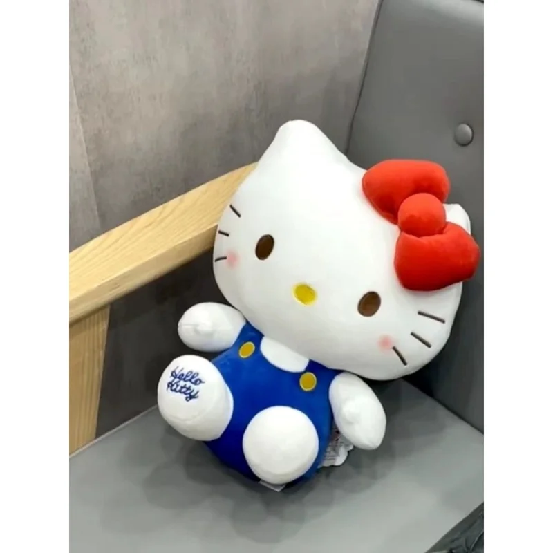 Miniso sanrio olá kitty anime brinquedos kawaii almofada sofá travesseiro decoração de casa plushie animais boneca plushie presentes de natal das crianças