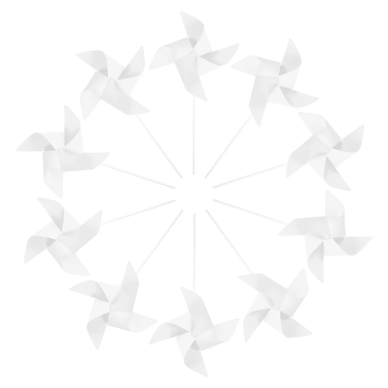 

24pcs Windmill DIY Blank Paper Pinwheels Kids Outdoor Diy Drawing Pinwheels Kindergarten Toys Educational Gifts