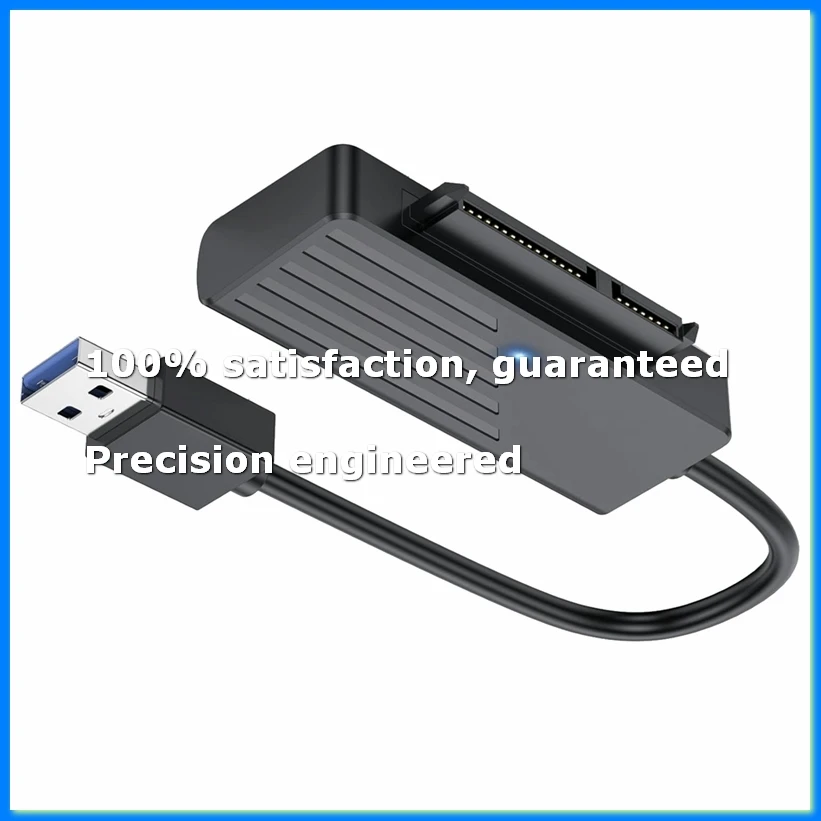 to USB Adapter, USB 3.0 to III 2.5Inch SSD Transfer Converter Cable, External Hard Drive Reader Compatible-AC17