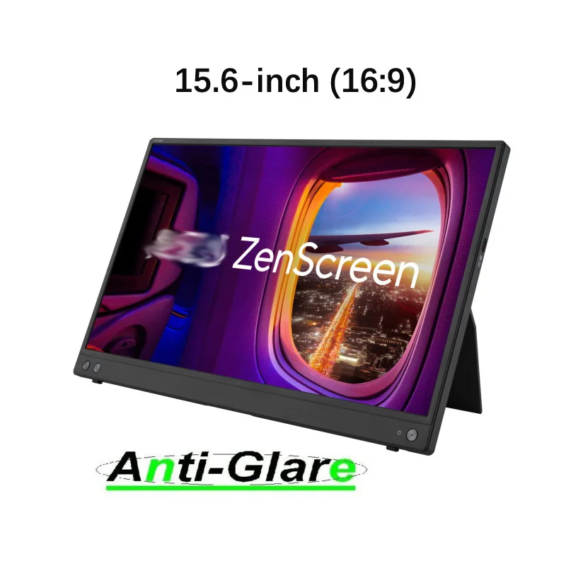 2X Ultra Clear/Anti-Glare Guard Cover For ASUS ZenScreen MB16AHV MB16AHG MB166B MB166CR MB169CK Portable Monitor 15.6 inch 16:9