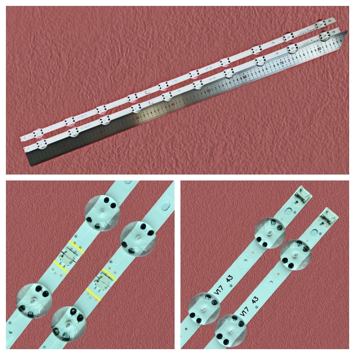 New TV's For43UJ670V-TD 43UJ670V-ZD 43UJ675V Backlight Strips Band Rulers 43