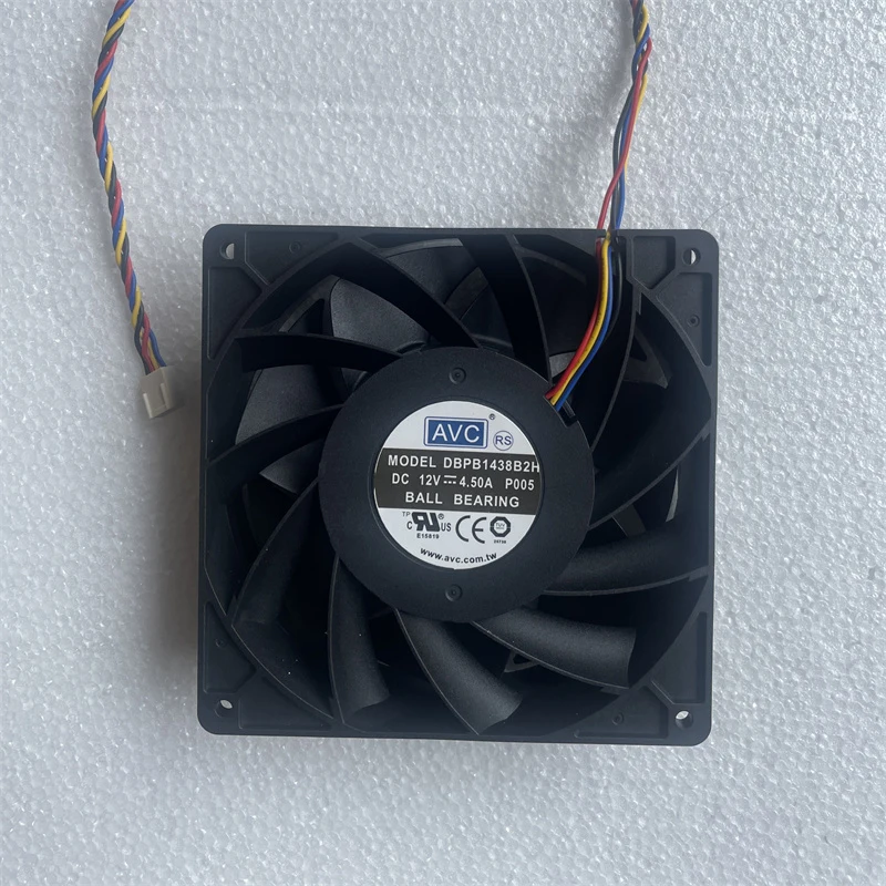 14038 4-wire 12v dual ball DBPB1438B2H 5200RPM cooling fan