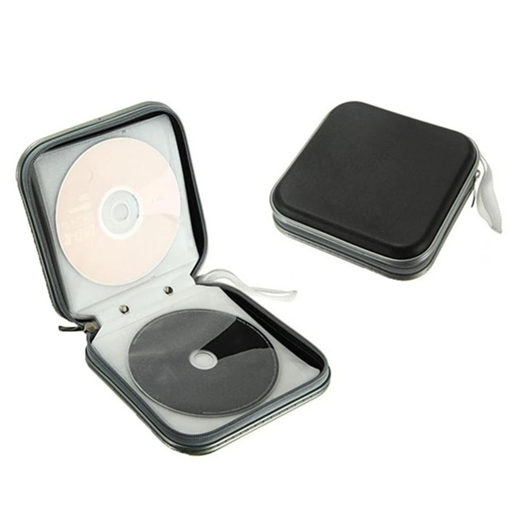 40pcs Capacity Holder DVD Bag Carry Pouch Disc Wallet CD Case Organizer Storage