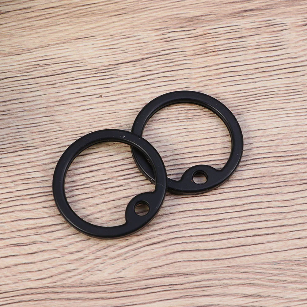 

16 Pcs Identity Card Sound Silence Circle Silicone Tag Silencers Pet