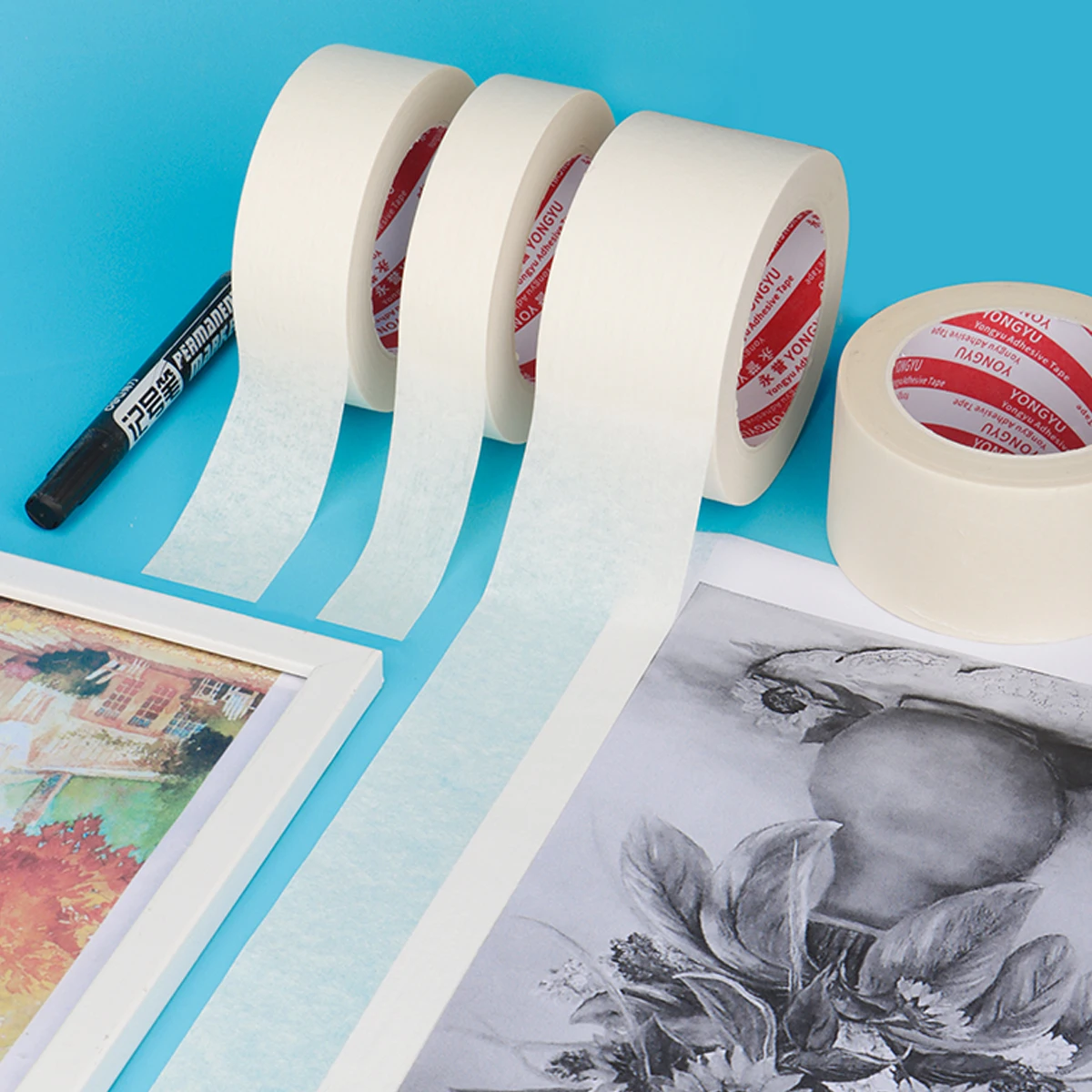 

Masking Tape Decorative Notebook Book Covers Greeting Cards Gift Boxes Photo Albums Car Spray Paint Covers