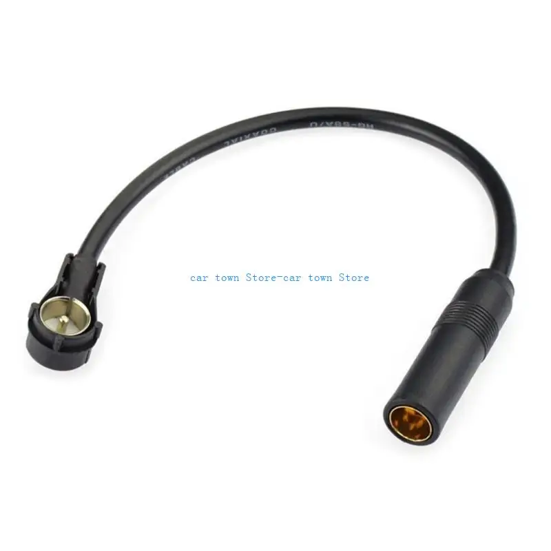 

RXJE In Dashboard Receiver Antenna Connector Adapter Cable Cord, 30cm Extension, Male to Female Suitable for Navigation Units