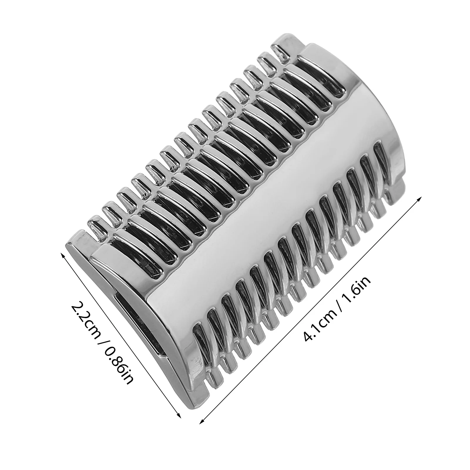 استبدال رأس ماكينة الحلاقة من سبائك الزنك عالية الجودة لشفرات الحلاقة الآمنة اليدوية، مشط مزدوج مفتوح، أداة حلاقة معدنية مصقولة بشكل سلس