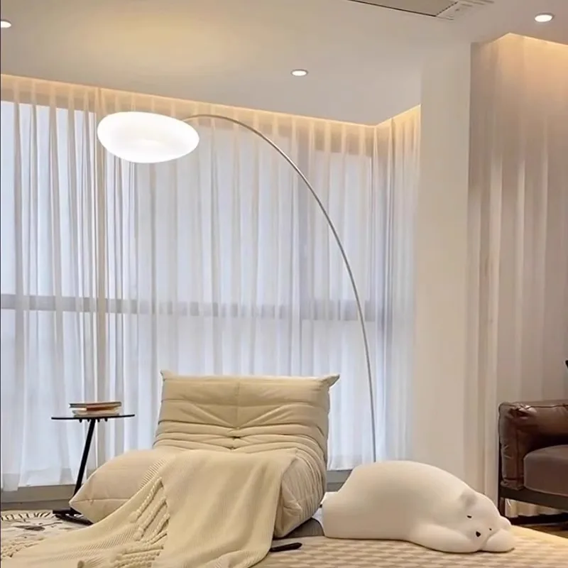 Creative Floor Lamp Modern Minimalist Standing Light Living Room Fishing Lamp Artistic Mood Lamp Bedroom LED Lighting Fixture