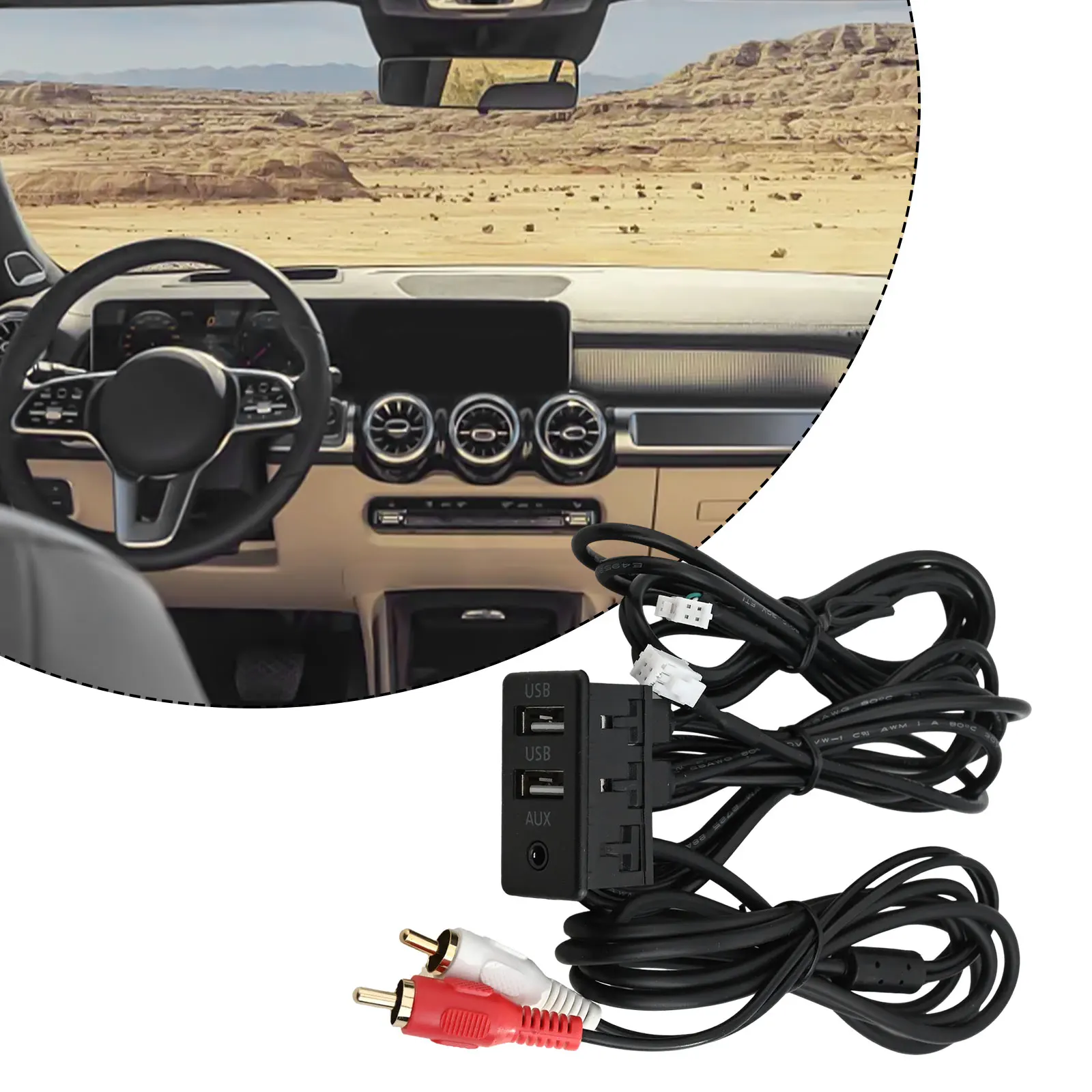 لوحة لوحة منفذ TYPE-C للسيارات 4.2*2.2 سنتيمتر مواد عالية الجودة مضادة للتآكل مقاومة للاهتراء وغير تشوه #4