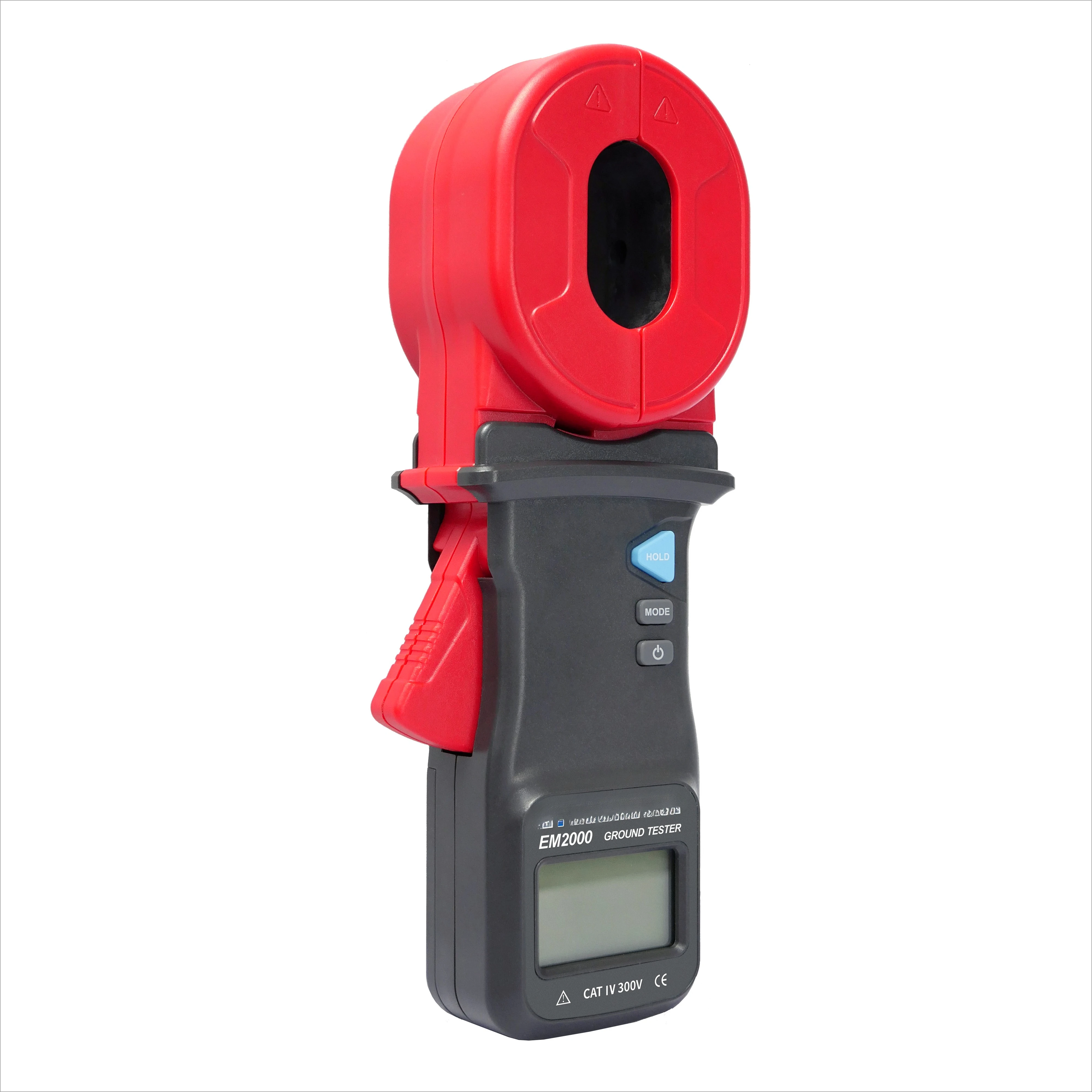 Alat Ukur Resistansi EM2000A Rentang Pengukuran 0.010Ω~500Ω Clamp Earth Resistance Tester