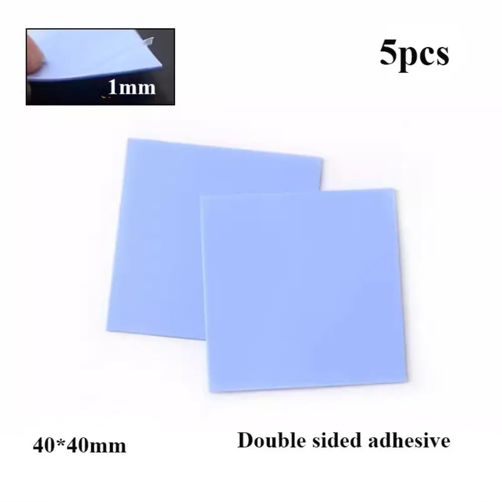 4 Styles Silicone Thermal Pad Double Sided Adhesive Heat Conduction Computer CPU Blue Color Graphics Chip Heat