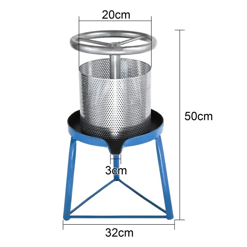 Manual Stainless Steel Juicer for Coconut Pomegranate Honey Fruit Vegetable Pepper Commercial Hand Press Extractor Tool Heavy