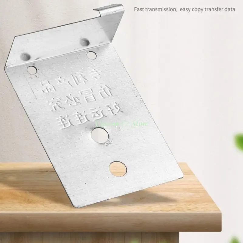 X90F 20Pcs Kitchen Cupboard Door Hinge Repair Plate Alloy Hinge Fixing Plate