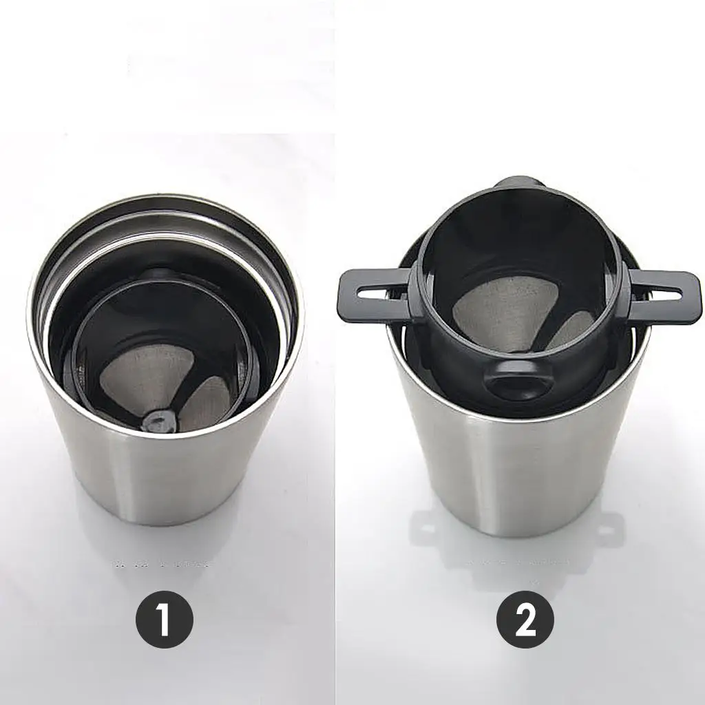 2 filtri per colino in rete per tè, tazze, caffè, infusore, con manici riutilizzabili