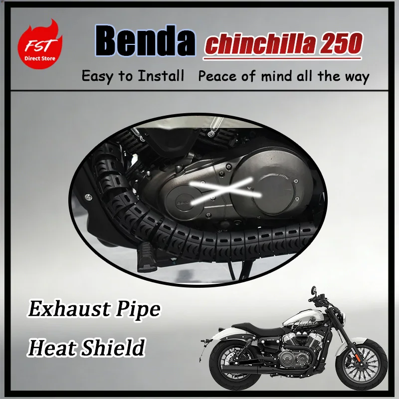 

FOR Benda Chinchilla 250 CVT Reinforced Anti-Crash Guard Bar Durable Protective Refit Parts Non-Destructive Easy Installation