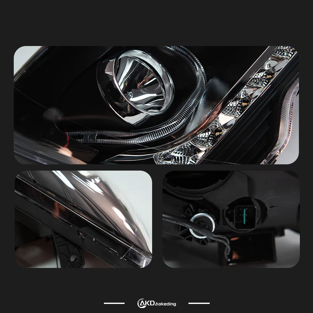 

Auto Parts For KIA Sportage Headlights 2007-2013 latest Styling LED Daytime Lights Dual Projector Car Accesorios Modified