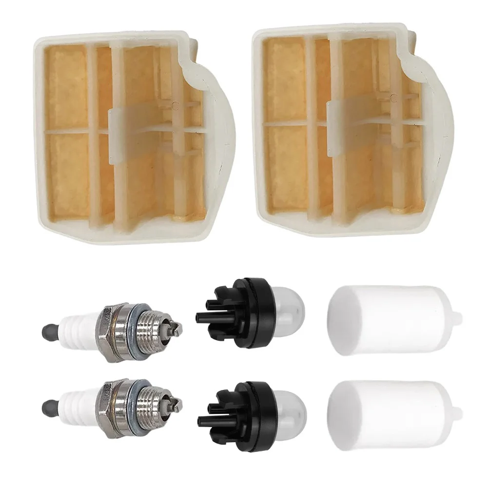 

Air Fuel Spark Set Chainsaw Tune-Up Kit Air Filter Fuel Filter Filter Cartridge Complete Maintenance Kit For Hus445