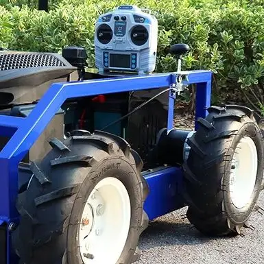 تخصيص صغير الزاحف التحكم عن بعد جزازة العشب شفرة المزرعة جزازة العشب التلقائي روبوت للتخطيط المسطح الدفع الرباعي