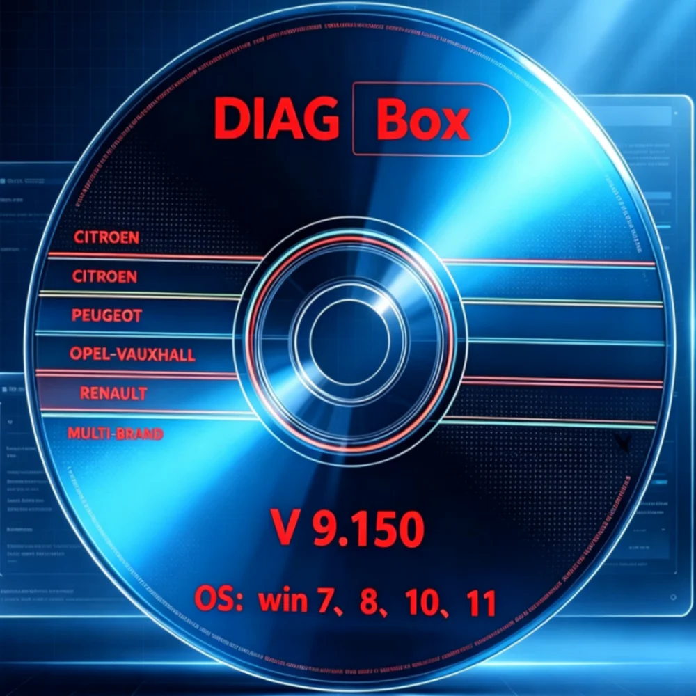 2024 Diagbox V9.150 with crack diagnostic software work with PP2000 programming tool 1995-2022 le-xia3 Diagnose Resets