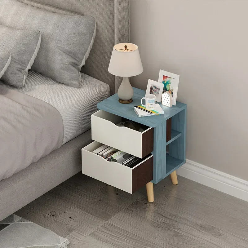 Bedside table simple modern bedside storage cabinet simple bedroom bedside small cabinet economical cross-border