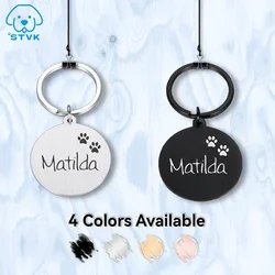 Personalized Cat Puppy ID Tag Free Engraved Pet Dog ID Tag Pet Dog Collar Accessories Custom Dogs Anti-lost Name Tags Pendant