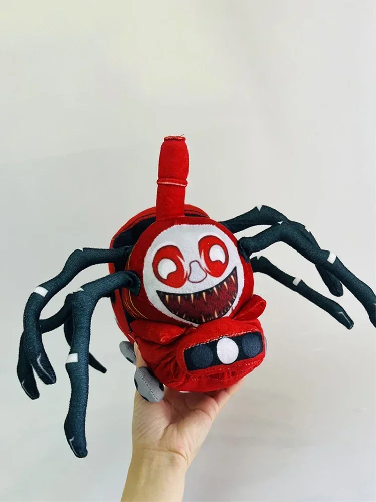 Choo-Choo Charles Peluche Gioco horror Peluche Figura Spider Animale Bambole di pezza morbide Charles Train Peluche Cuscino Regali di Natale