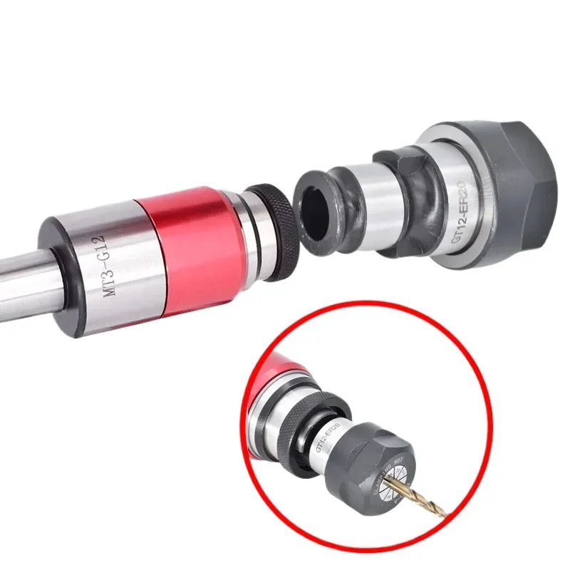 Tapping Tool Quick Change Drill GT12 GT24 ER20 ER32 Tapping Machine Drilling Chuck Quick Change Drilling Tapping Chuck Sleeve