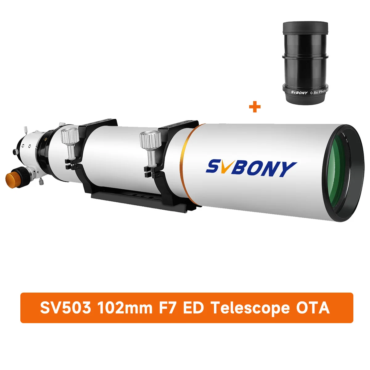 Telescopio Svbony Astro Refractor Acromático de Dispersión Extra Baja OTA SV503 para Astrofotografía de Observación Excepcional