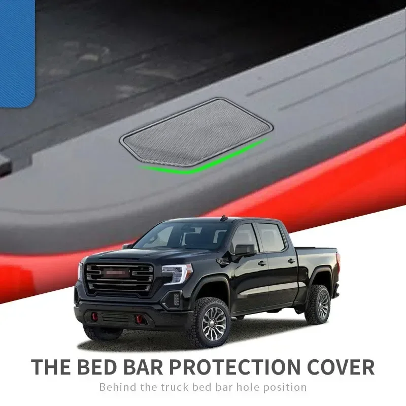 For Silverado/GMC Sierra truck base track pile bag cover track hole plug waterproof and easy to clean from 2014 to 2018.