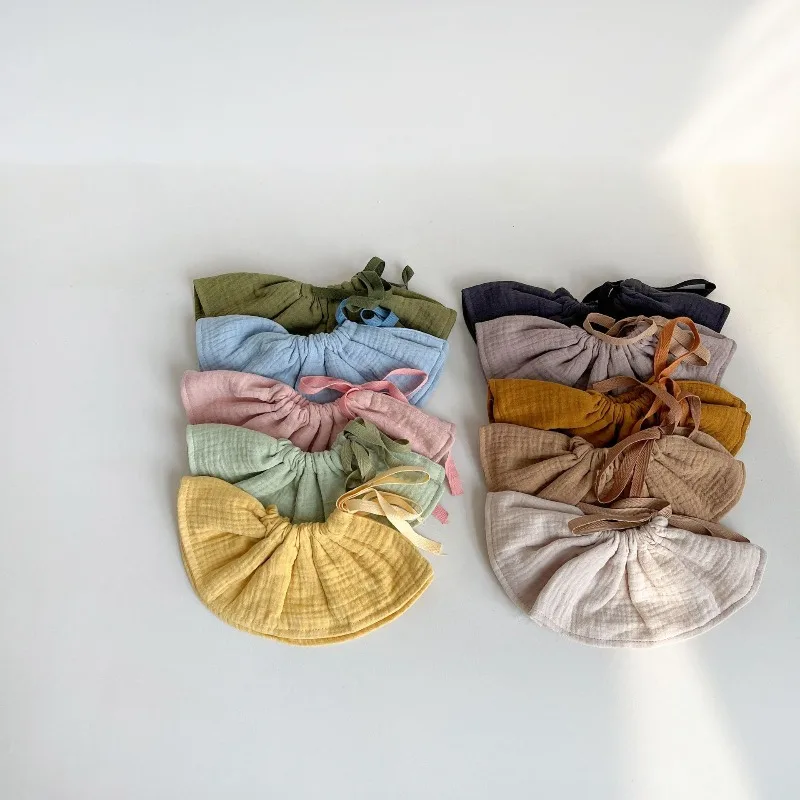 

Baby's Pure Cotton Saliva Towel Gauze Anti Spitting Milk Bib Children's Bib Daily Care Products