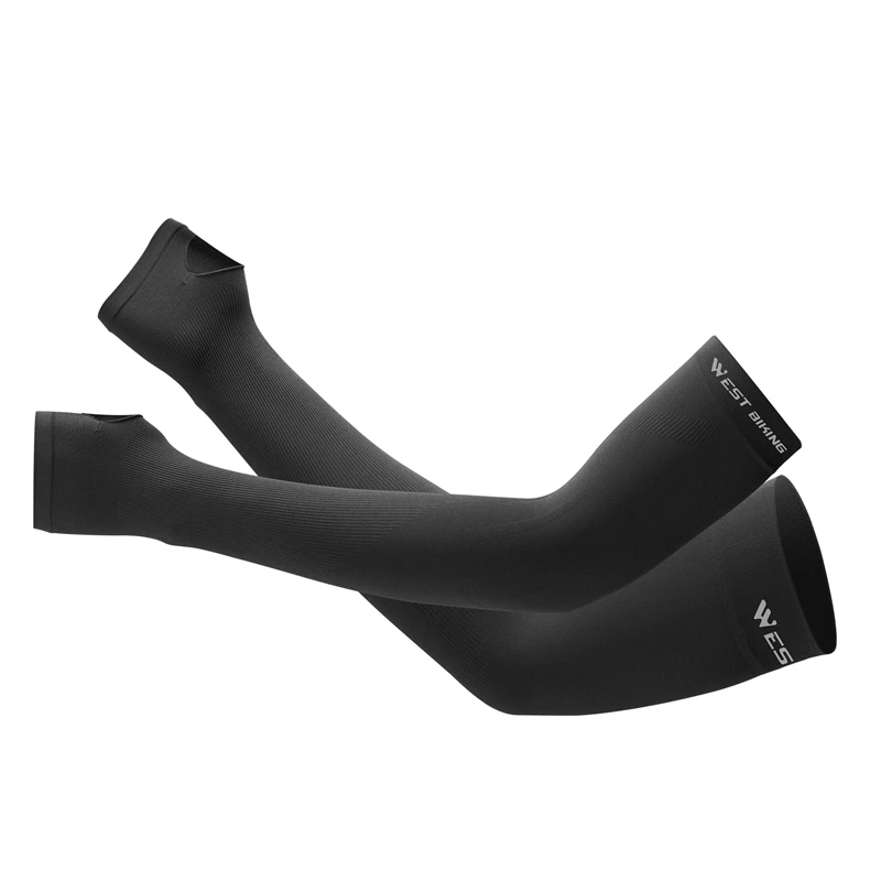 AliExpress West Biking WEST BIKING Ice Silk Arm Sleeves UPF50+ Summer Sunscreen Cycling Arm Sleeves Moisture Wicking Quick Dry Fitness Arm Protector