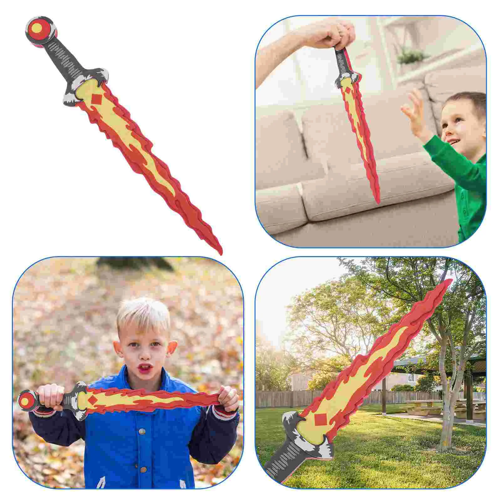 Knight Children's Foam Kids Toys Pretend Wea-pons Practice Swords Safe Prop